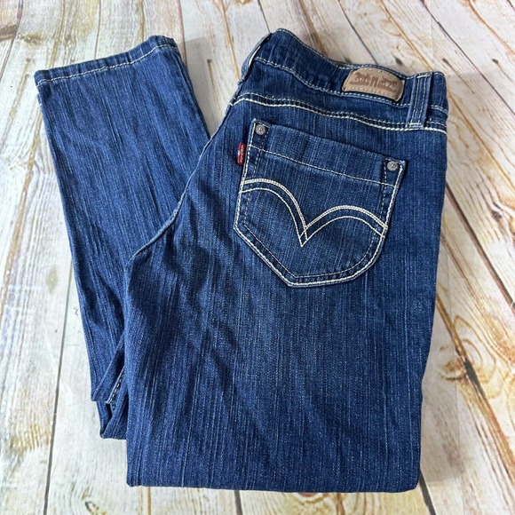 Levi's Denim - Levi's 524 TOO SUPERLOW Womens Juniors Size 7 M Blue Jeans Denim Pants 29x31.5
